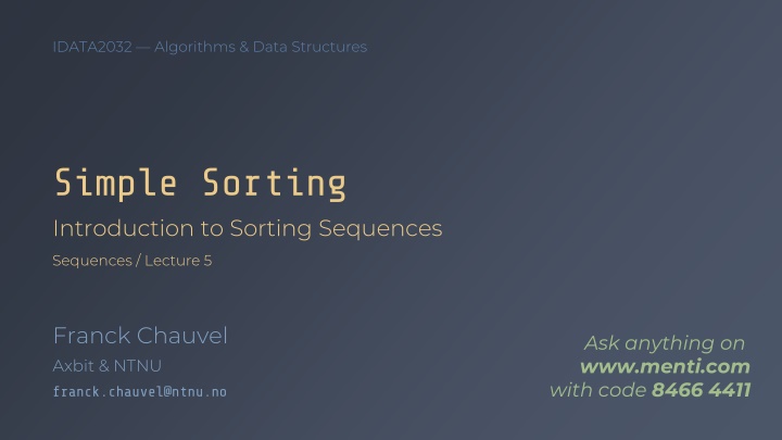 idata2032 algorithms data structures