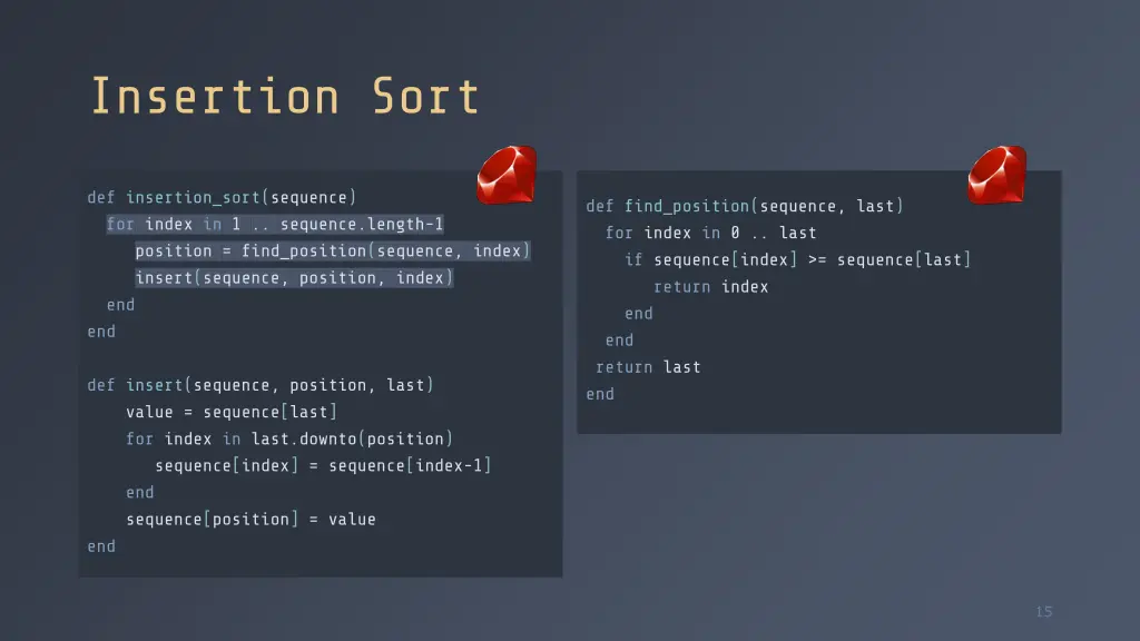 insertion sort 1