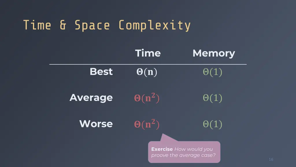 time space complexity 1