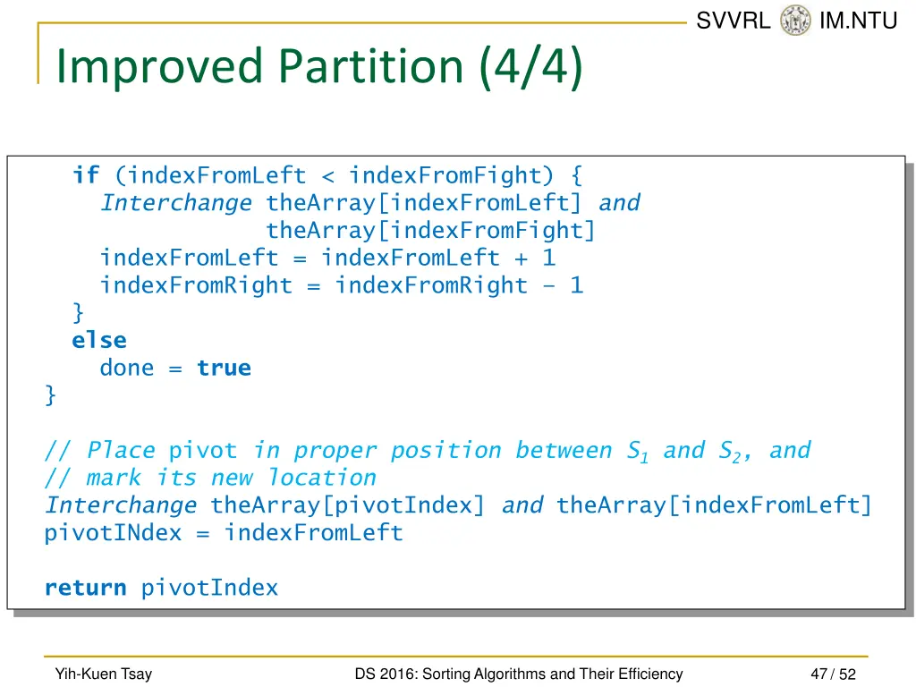 svvrl @ im ntu 46