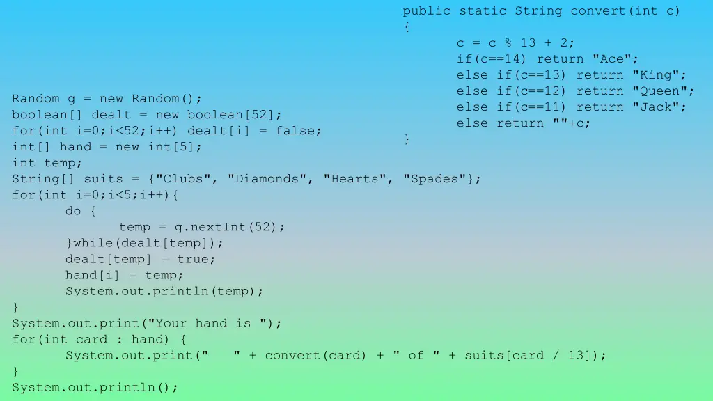 public static string convert