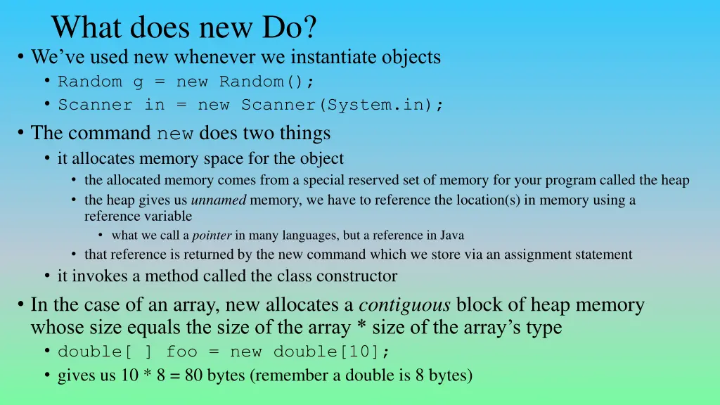 what does new do we ve used new whenever