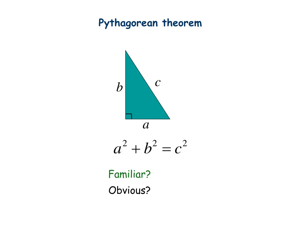 pythagorean theorem
