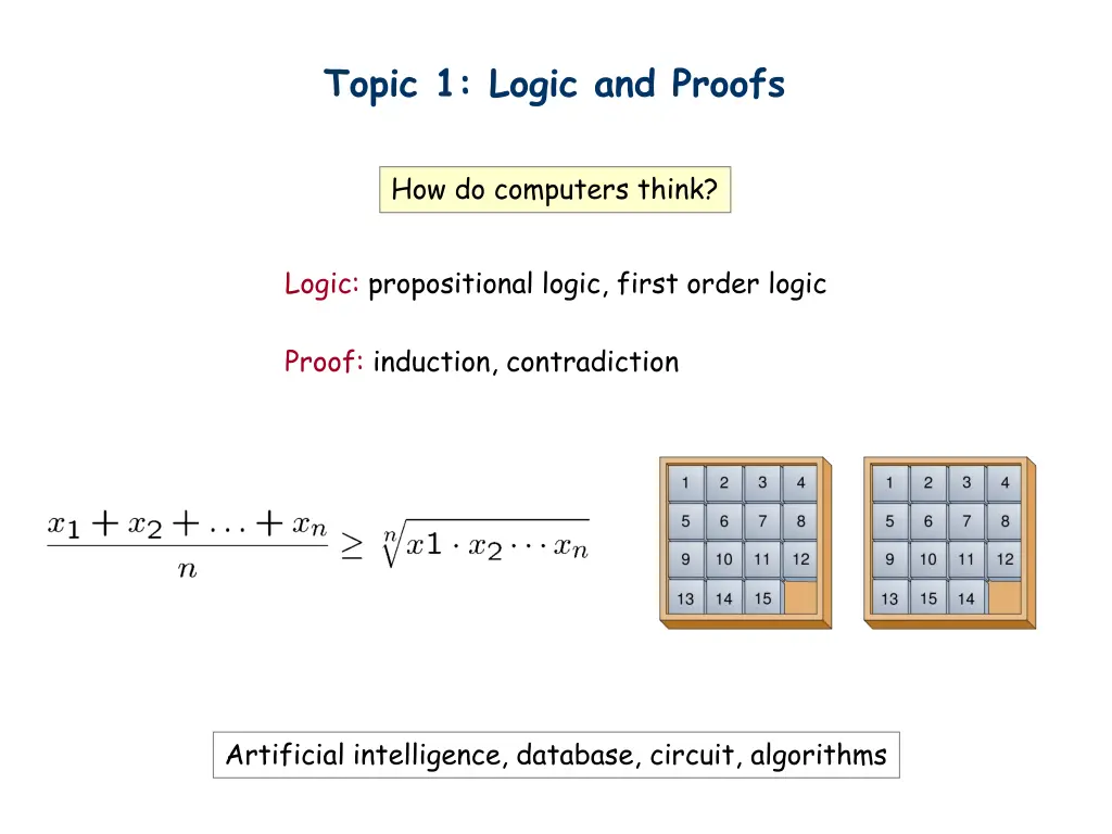 topic 1 logic and proofs