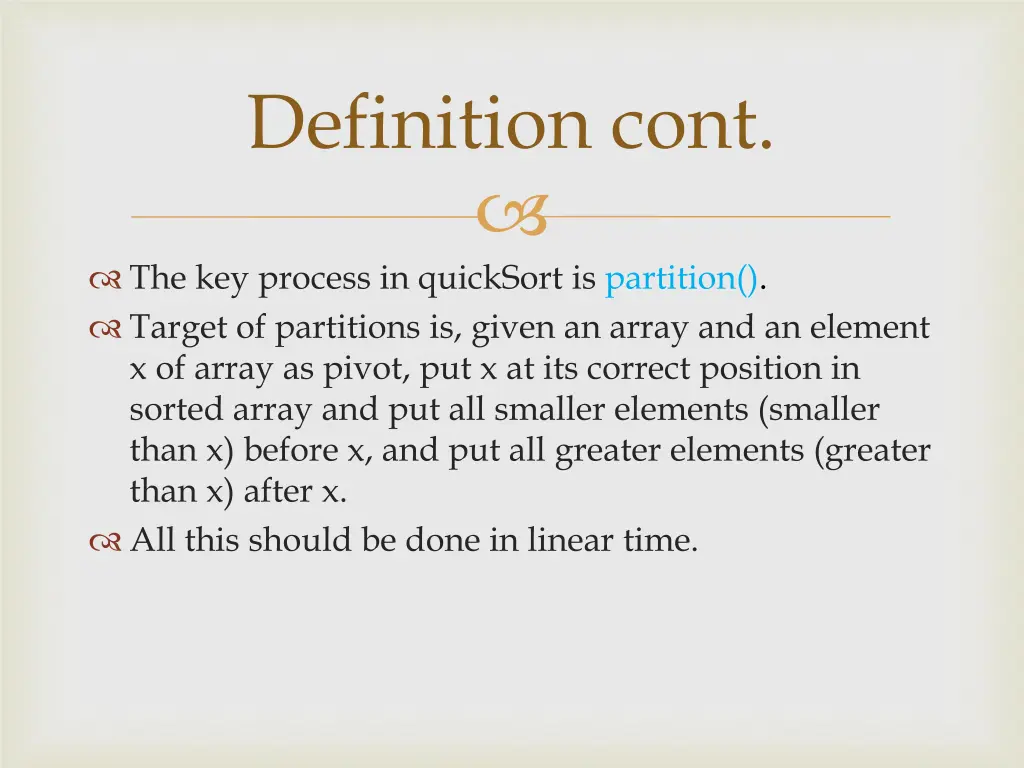 definition cont
