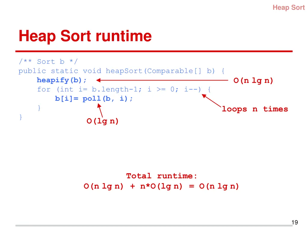 heap sort 3