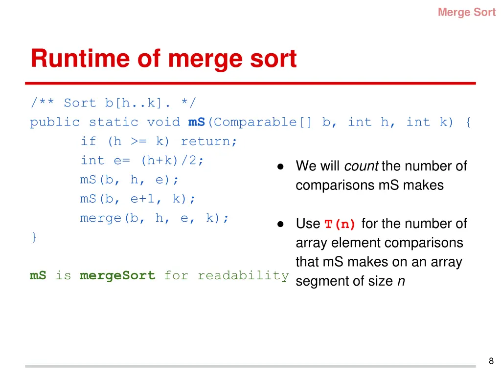 merge sort 2