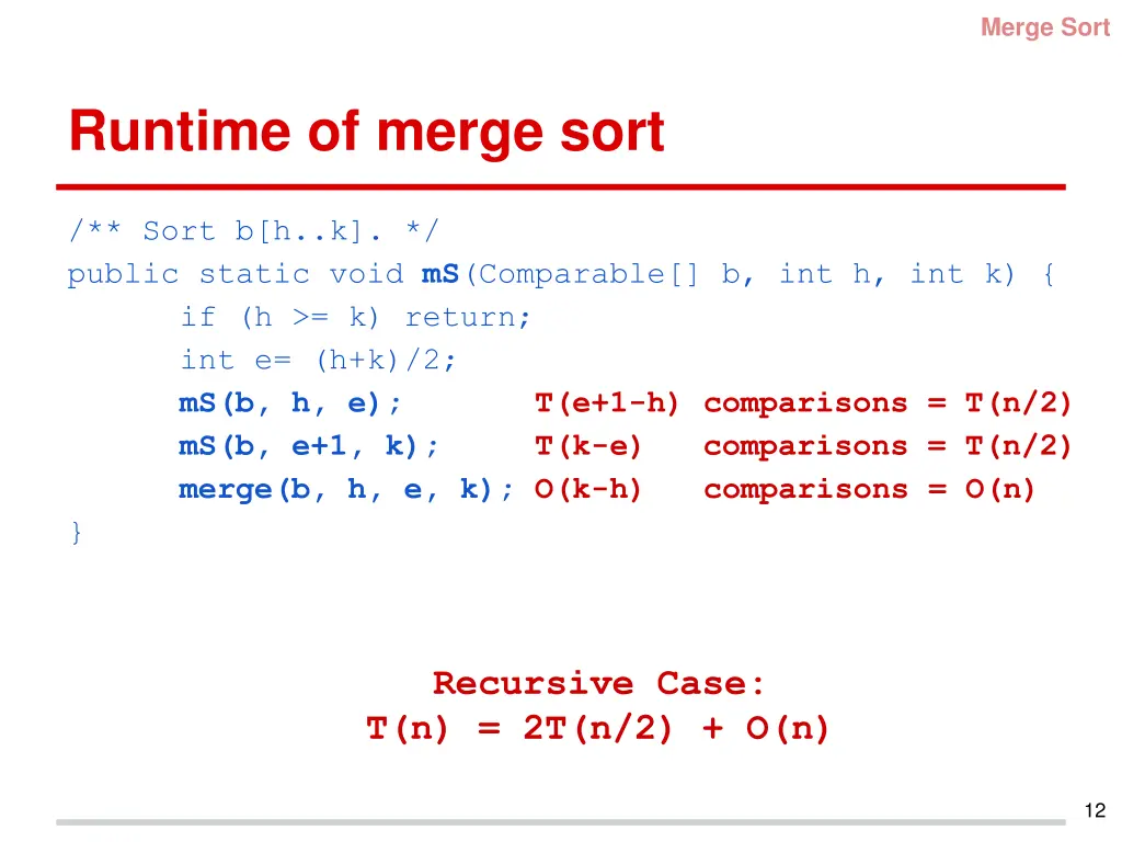 merge sort 6