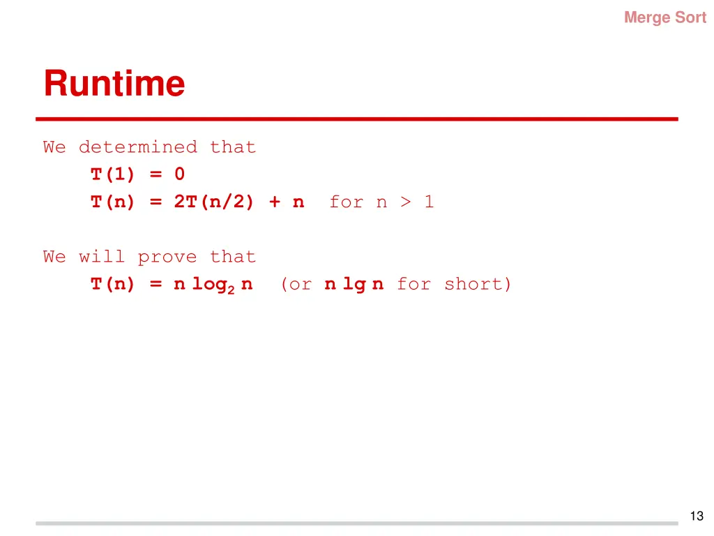 merge sort 7