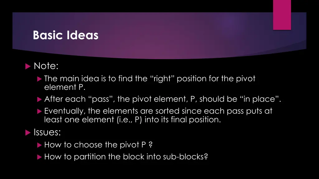 basic ideas 2