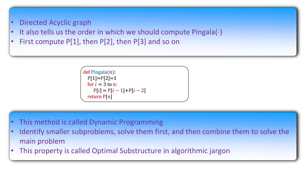 directed acyclic graph it also tells us the order