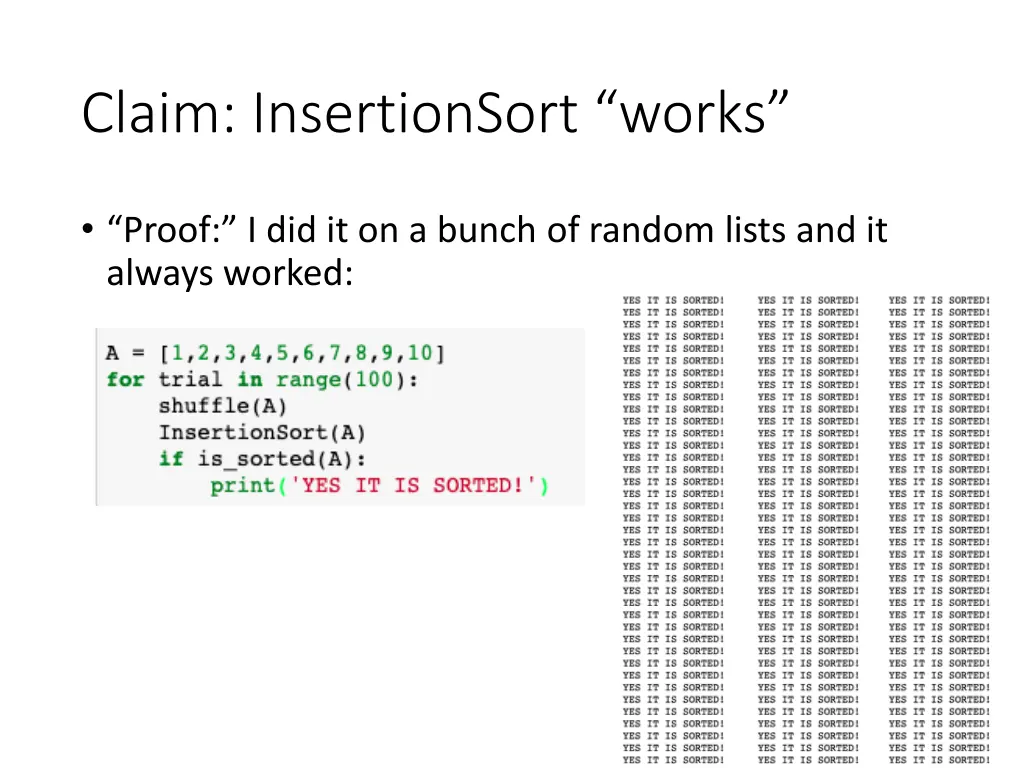 claim insertionsort works 1