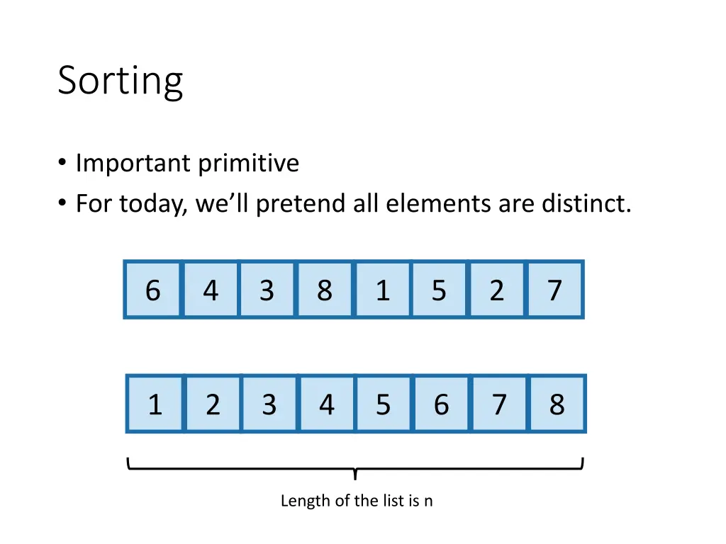 sorting 1