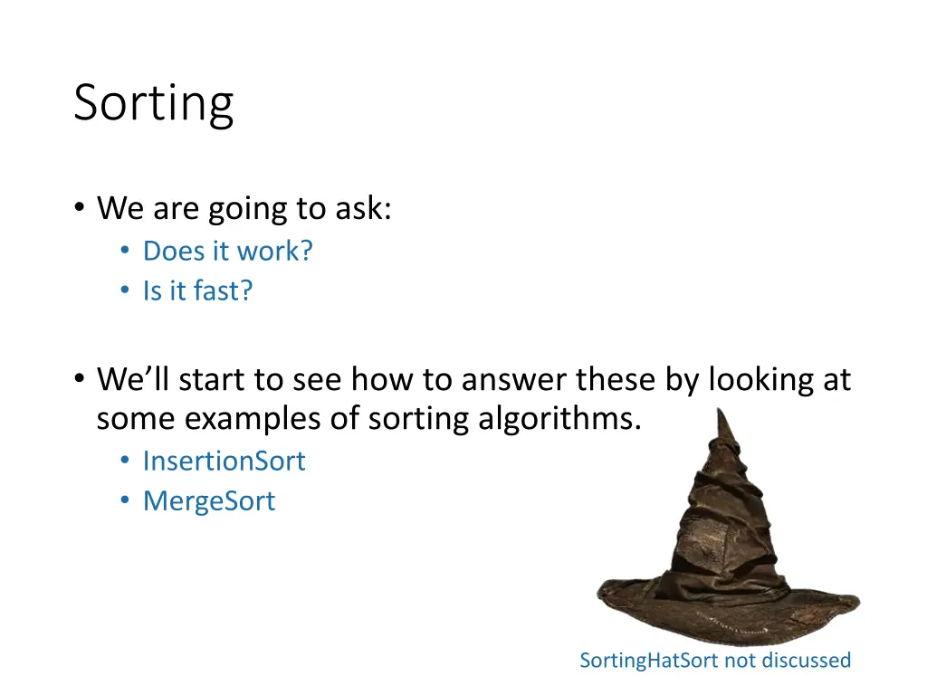 sorting