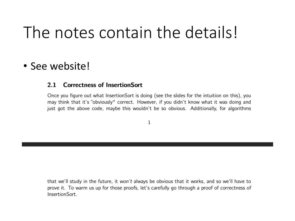 the notes contain the details