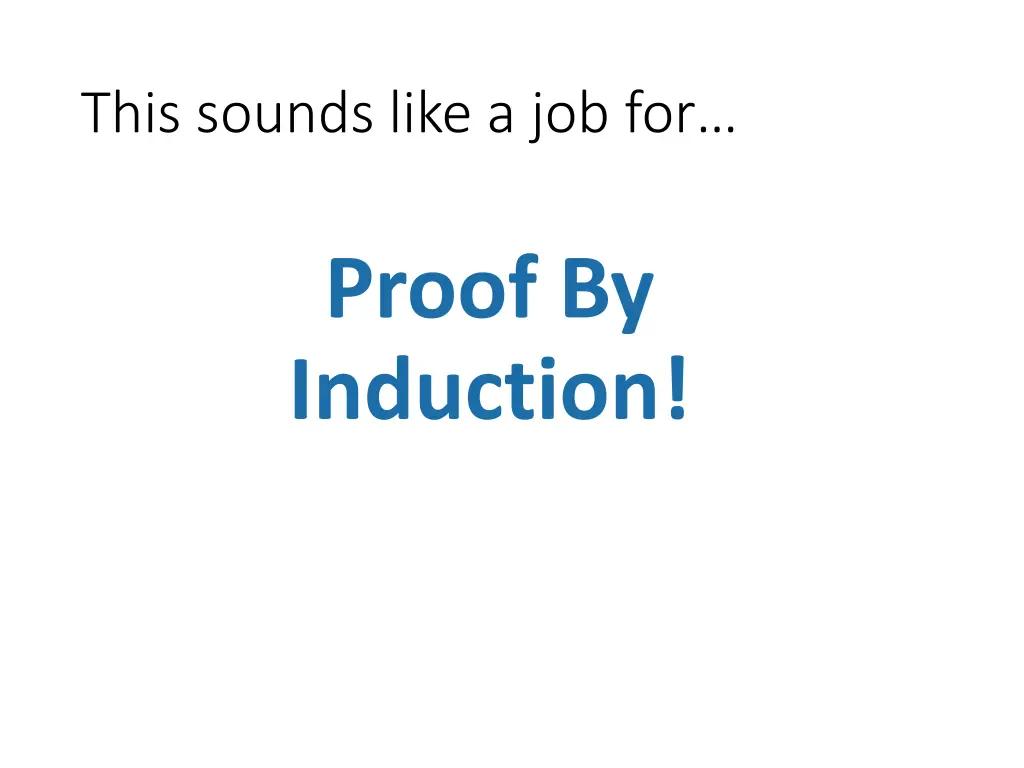 this sounds like a job for