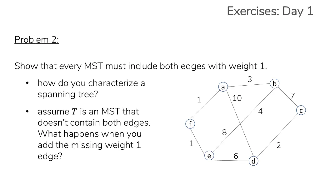 exercises day 1 exercises day 1 5