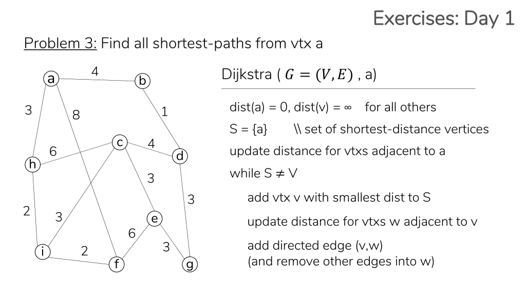 exercises day 1 exercises day 1 6
