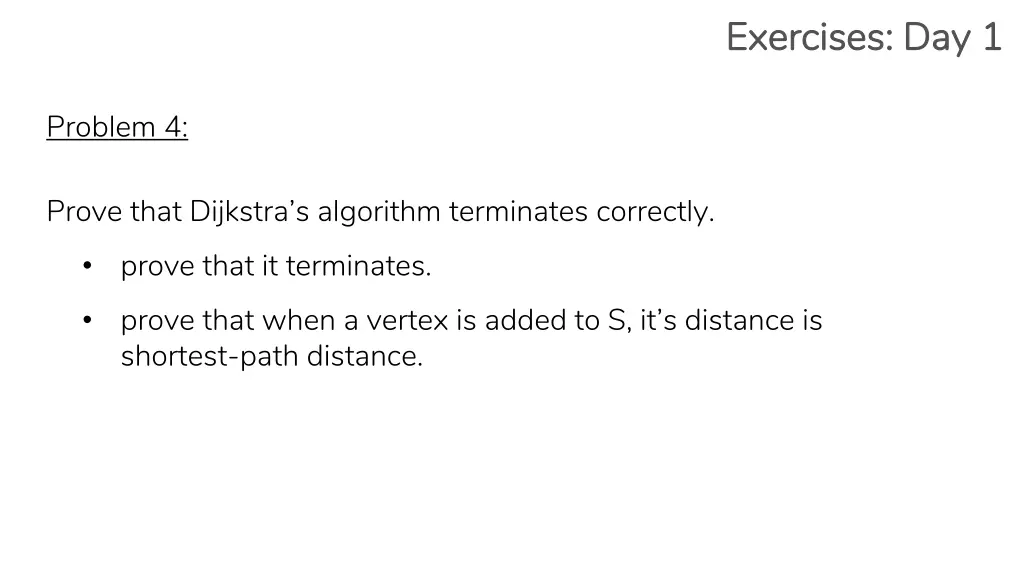 exercises day 1 exercises day 1 9