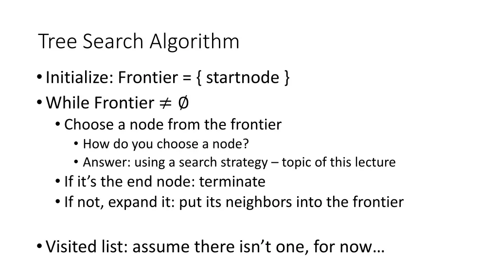 tree search algorithm
