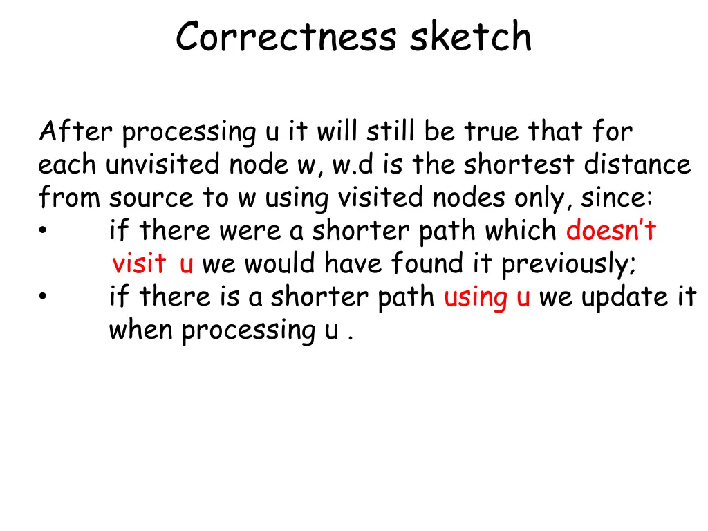 correctness sketch