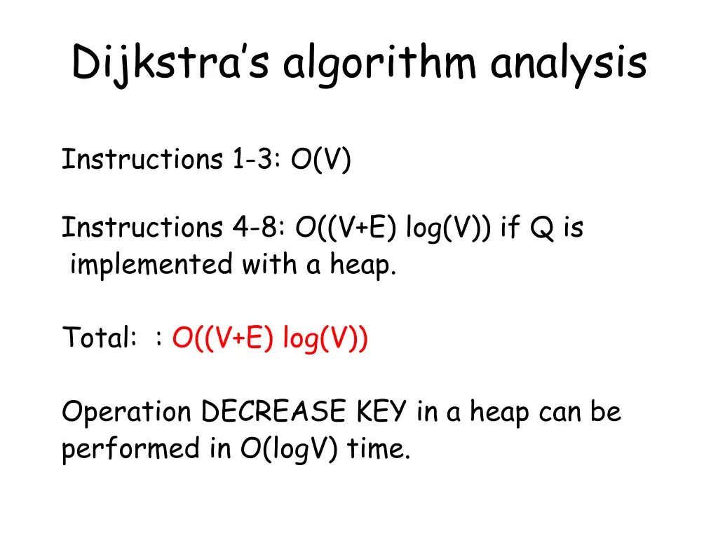 dijkstra s algorithm analysis