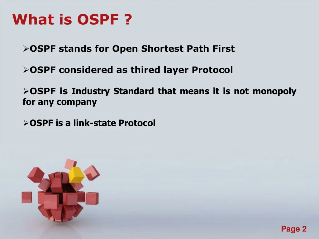 what is ospf