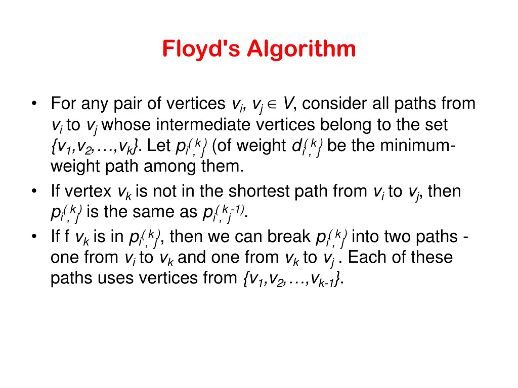 floyd s algorithm