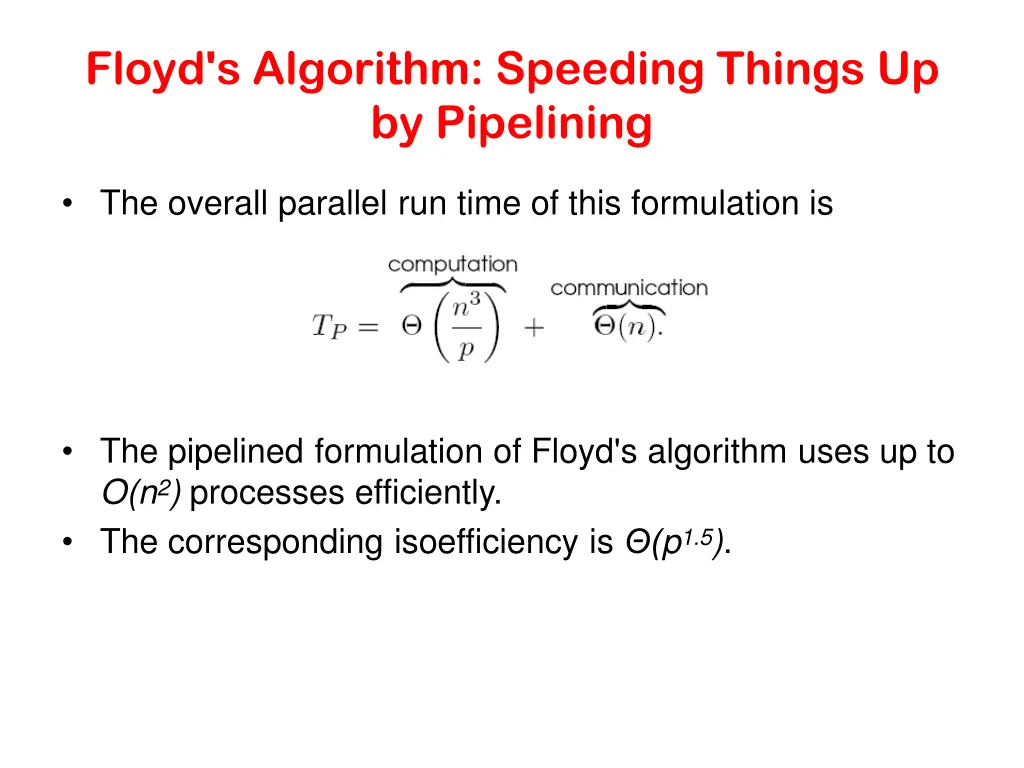 floyd s algorithm speeding things up by pipelining 3