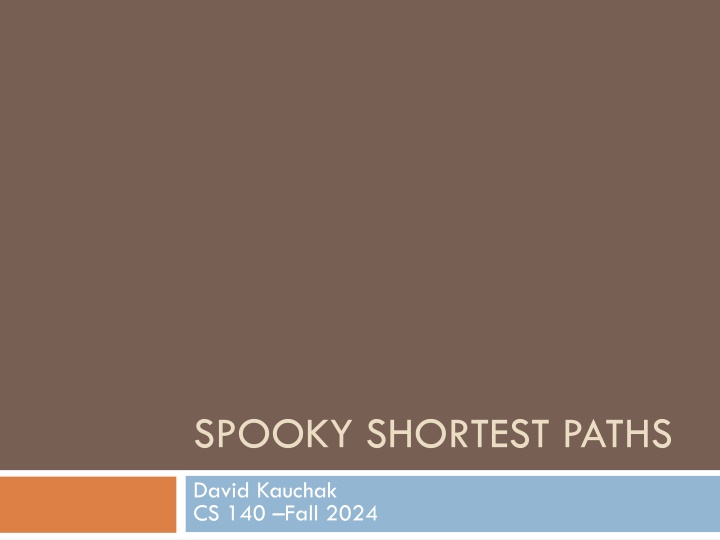 spooky shortest paths