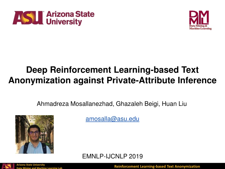 deep reinforcement learning based text