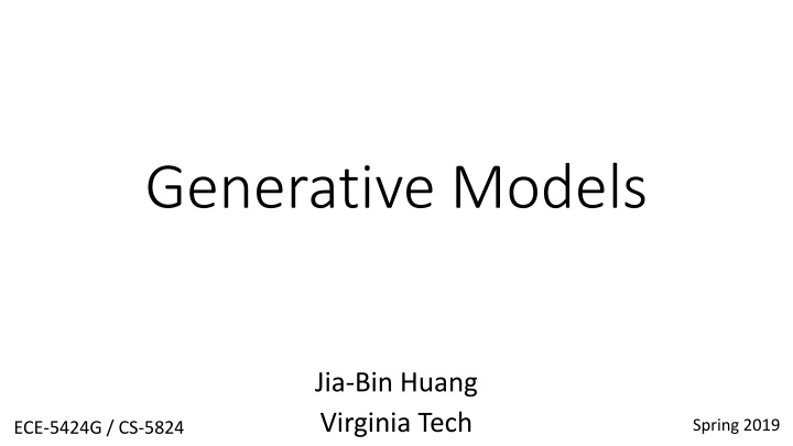 generative models