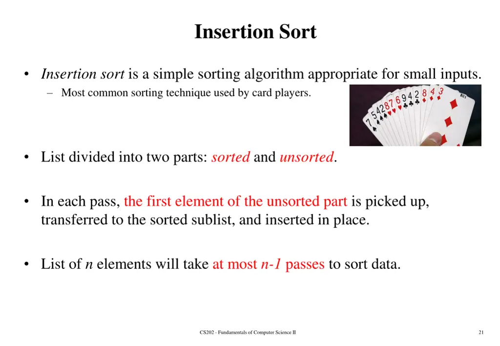 insertion sort 1