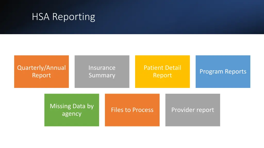 hsa reporting