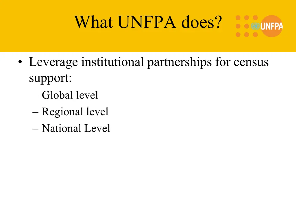 what unfpa does 1