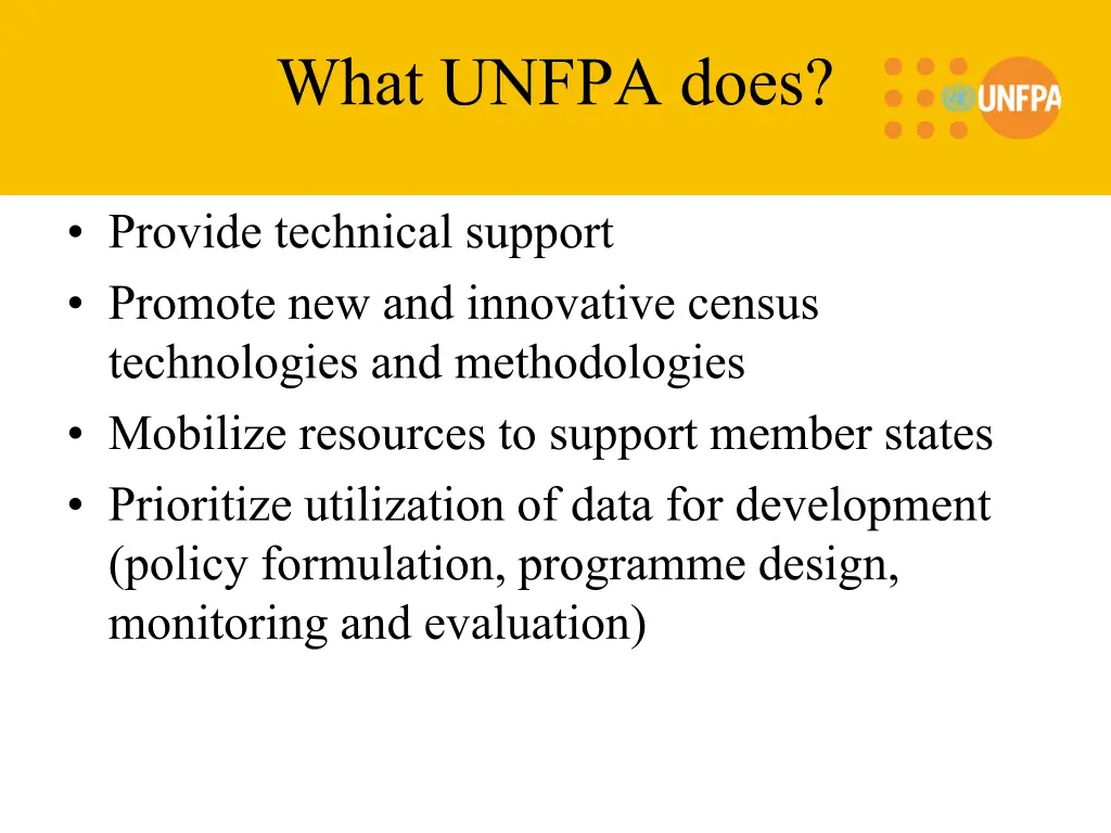 what unfpa does