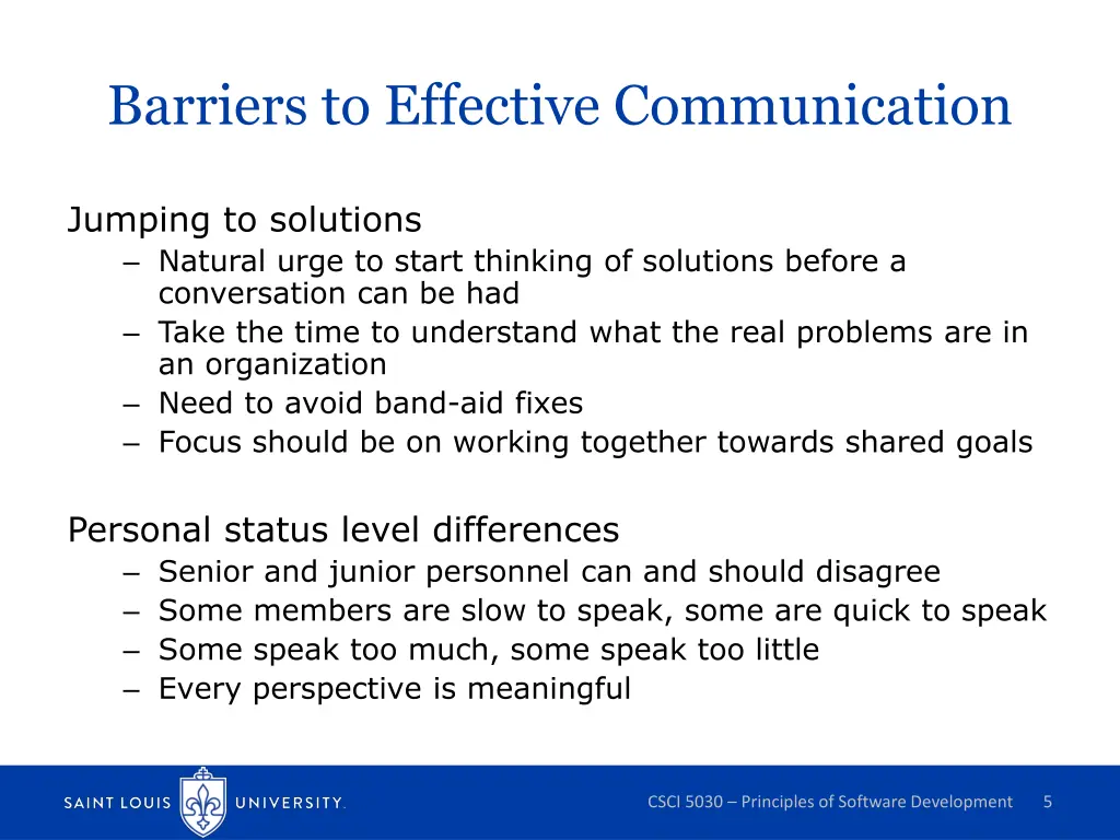 barriers to effective communication