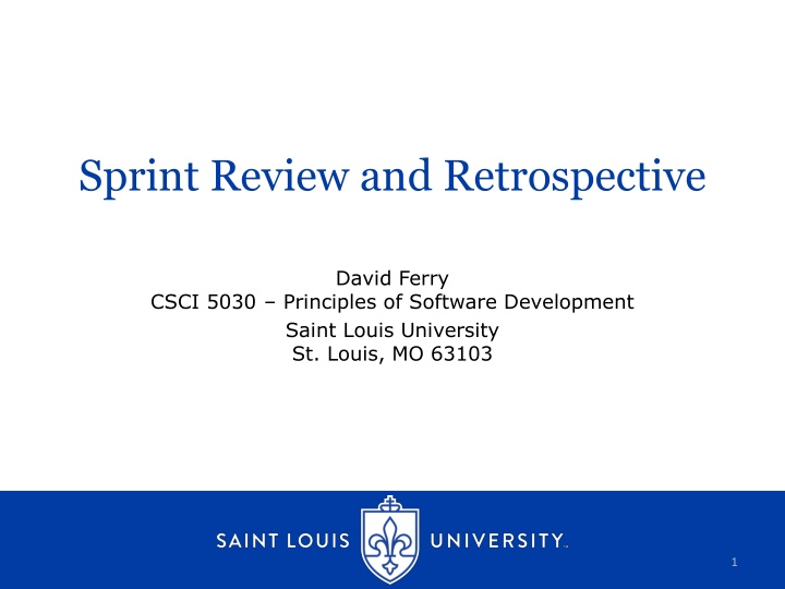 sprint review and retrospective