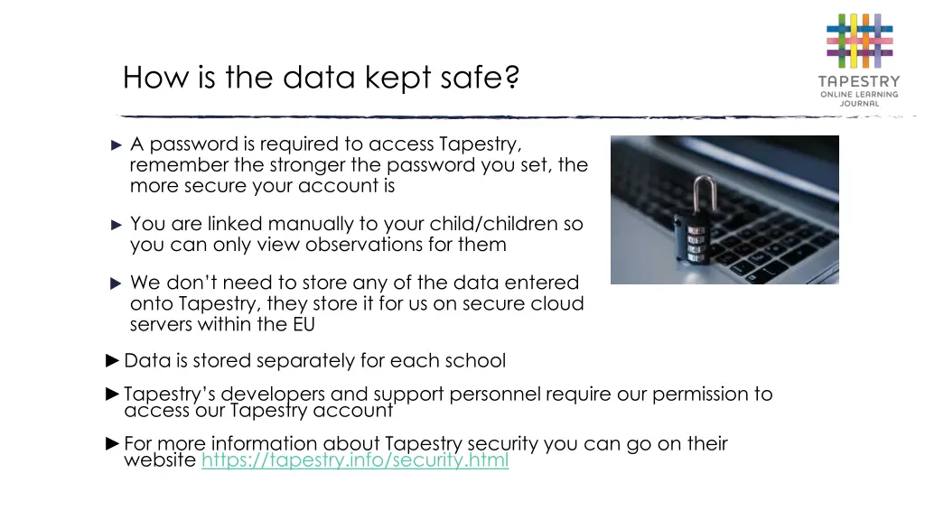 how is the data kept safe
