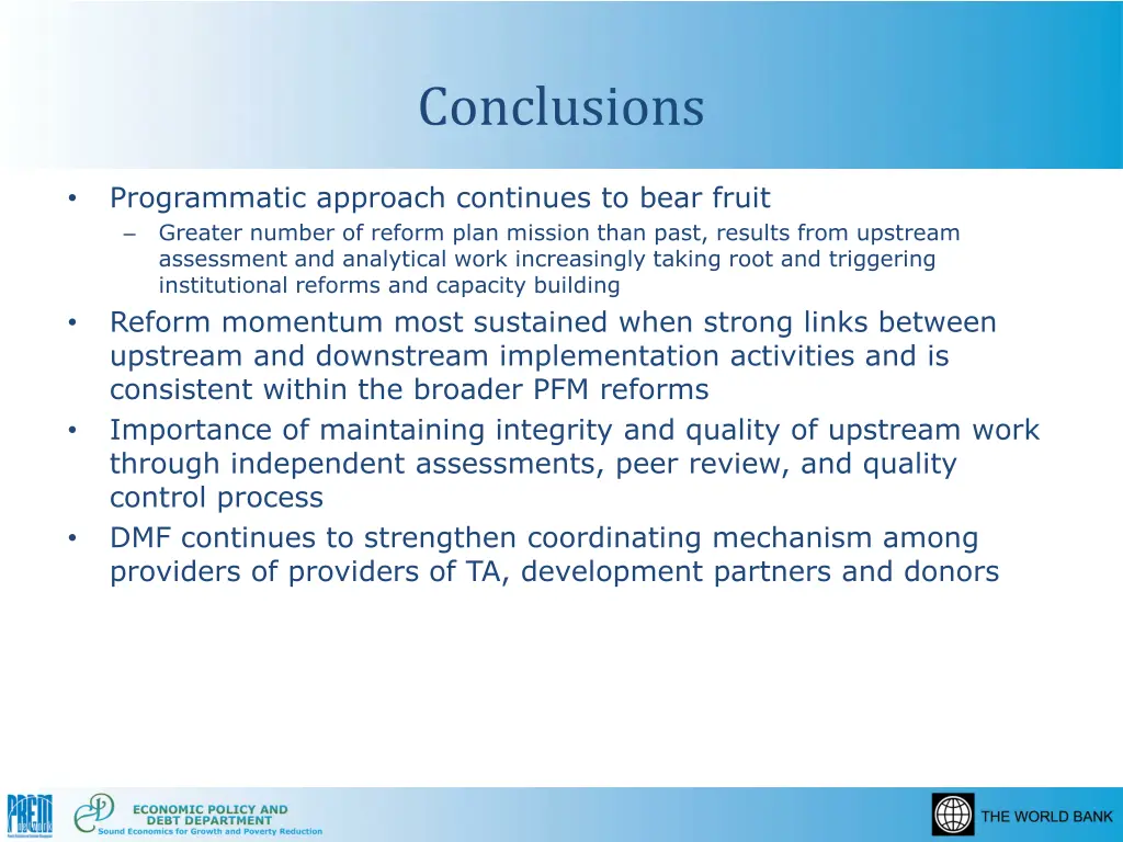 conclusions