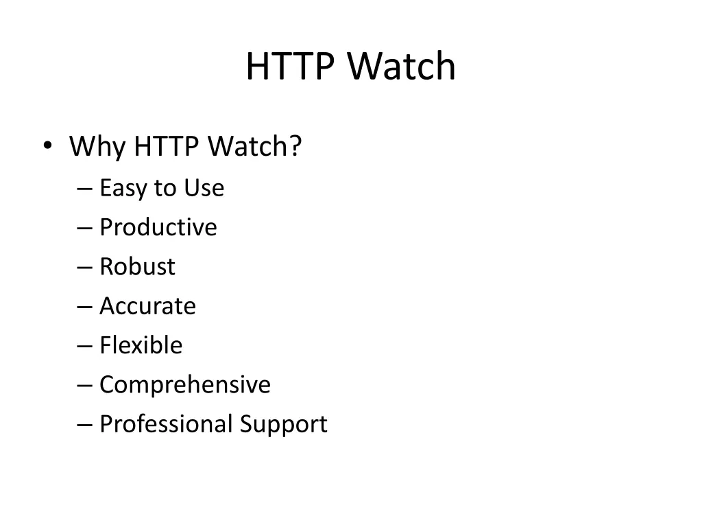 http watch 2
