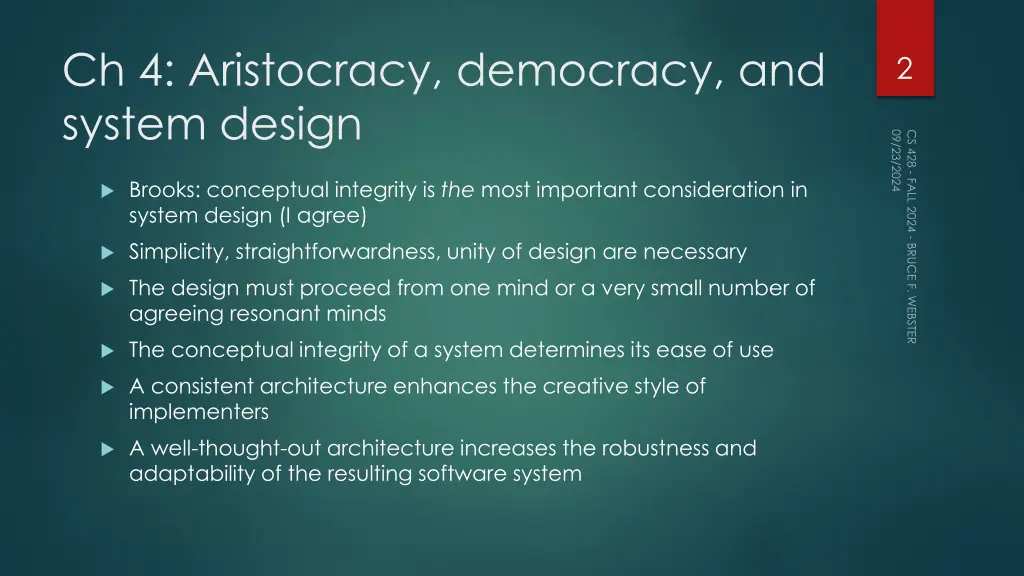 ch 4 aristocracy democracy and system design
