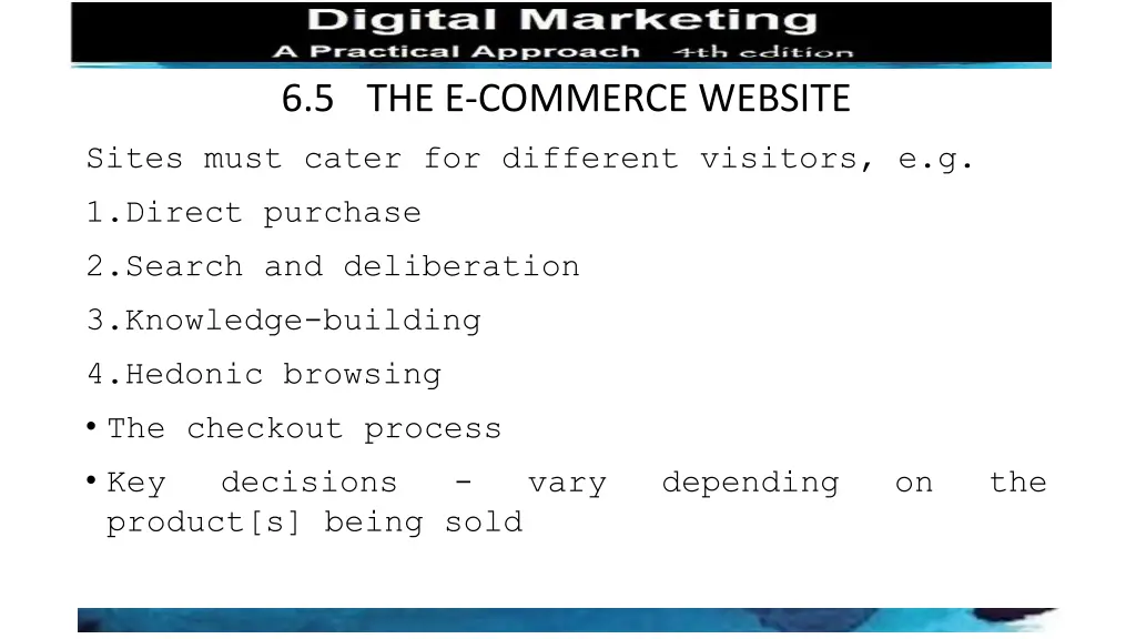 6 5 the e commerce website