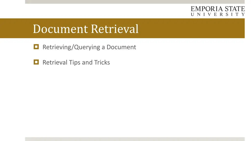 document retrieval