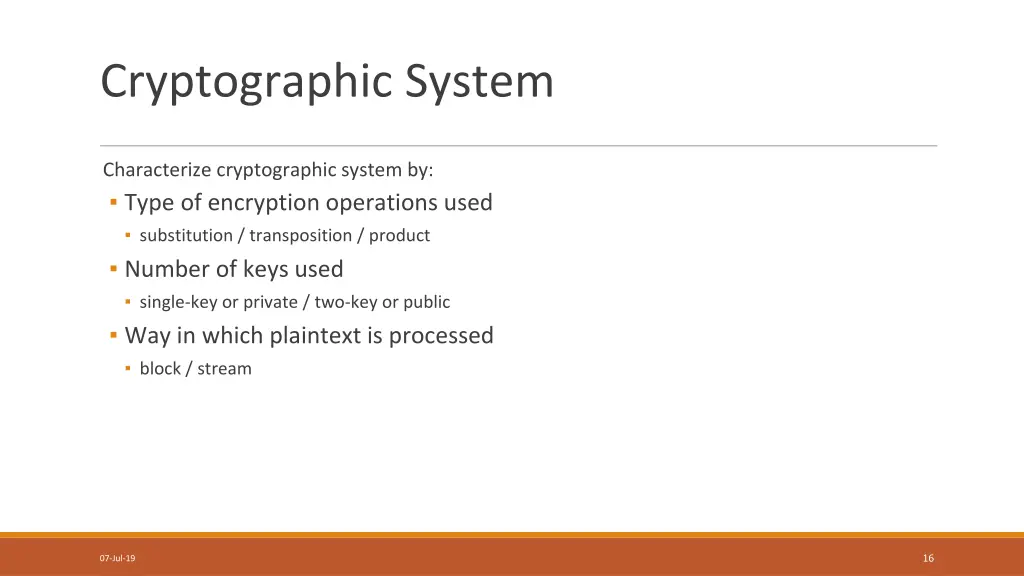 cryptographic system