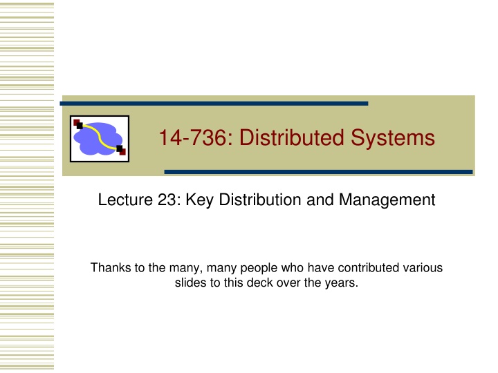 14 736 distributed systems