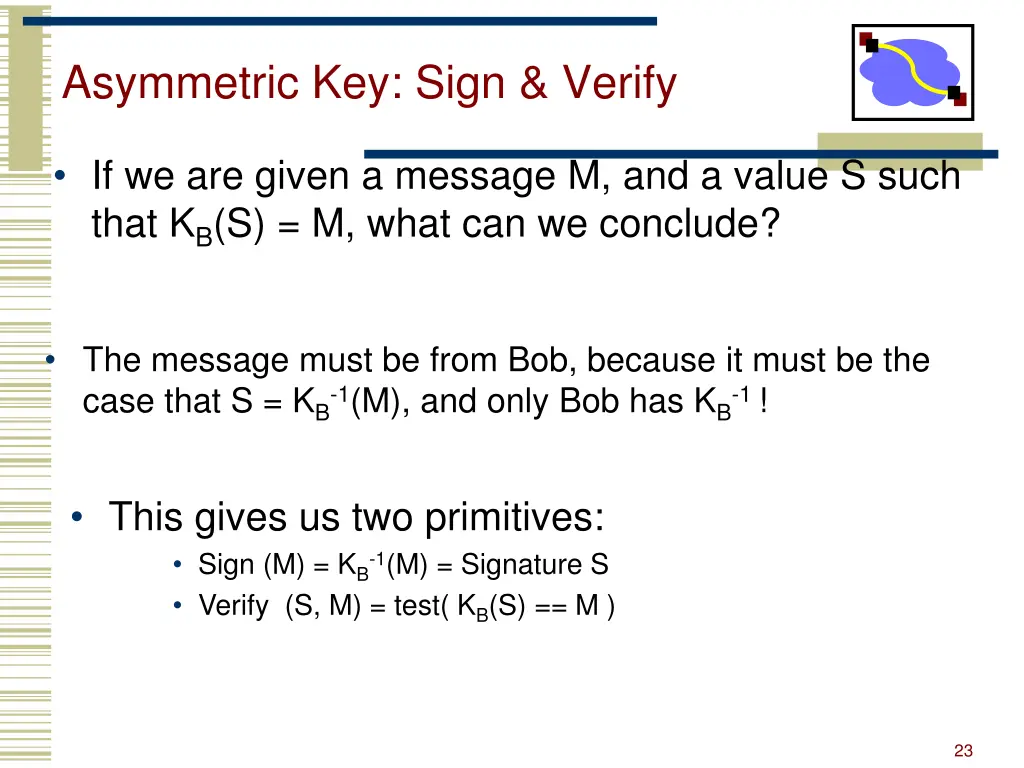 asymmetric key sign verify