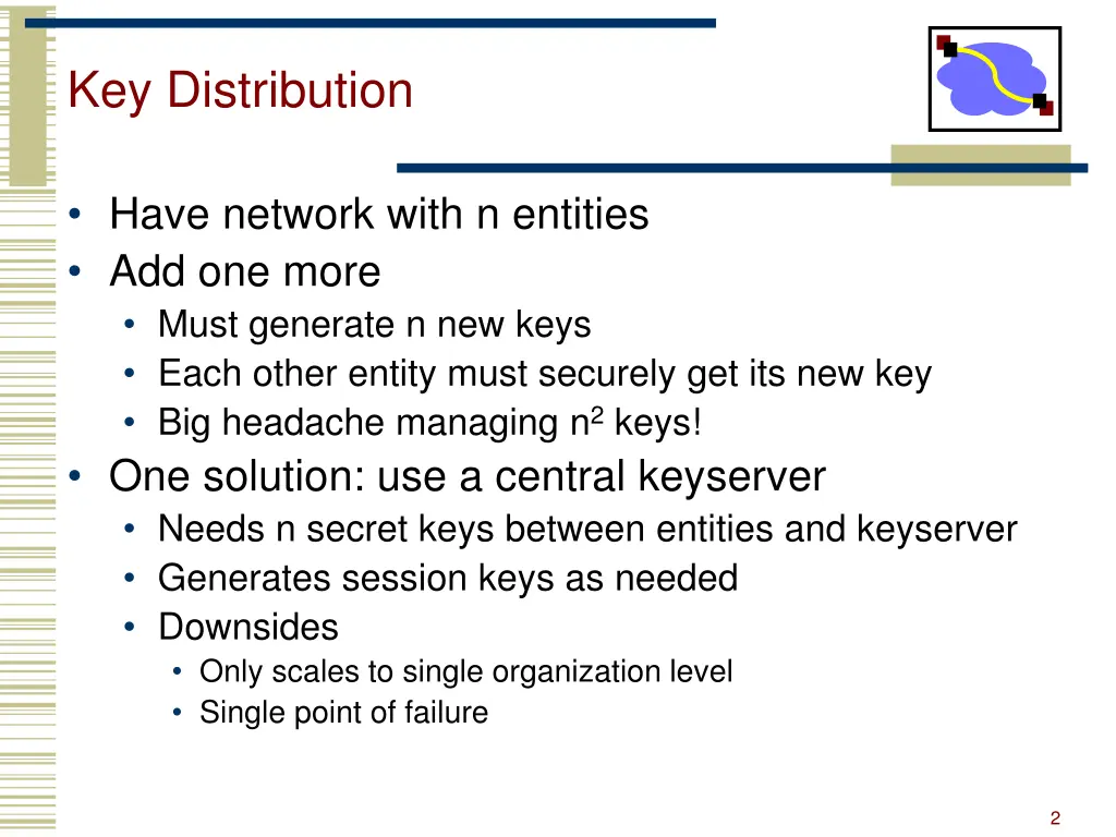 key distribution