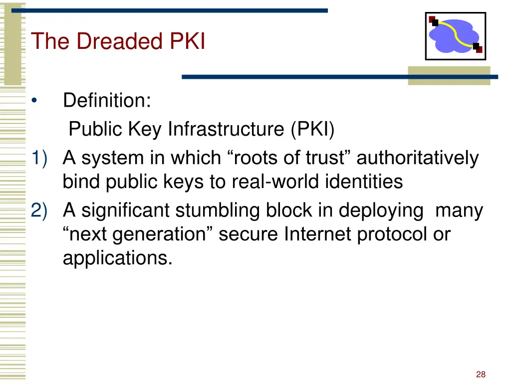 the dreaded pki