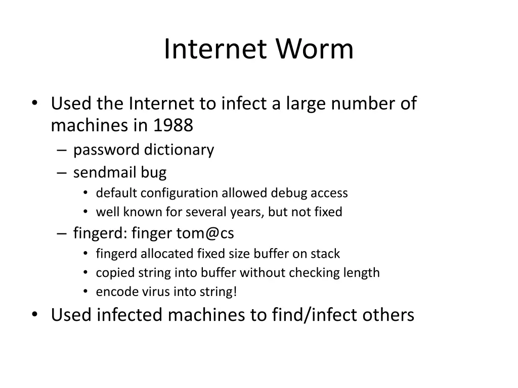 internet worm